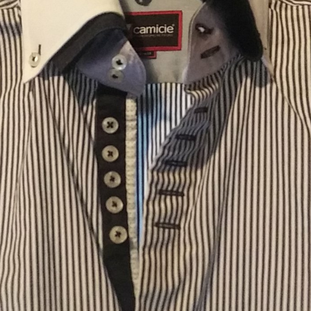 7 camicie button down dress shirt sz Med